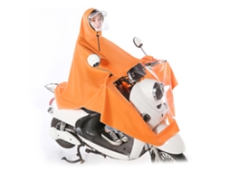 Capa Impermeável para Bicicleta Elétrica Moto 5XL Laranja | S/MARCA