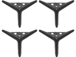 Conjunto De 4 Pés Metal Para Móveis, Ideais Para Sofá, Mesa, Cadeira, Cama E Armários