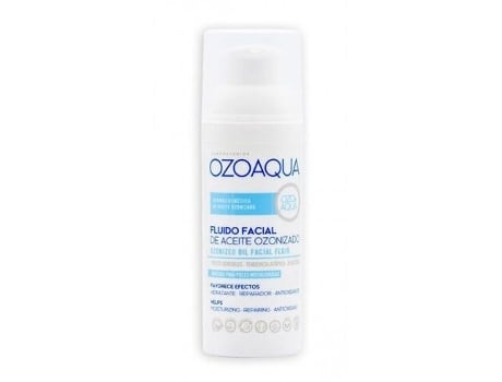 Fluido Facial com Óleo Ozonizado, 50ml, Laboratórios Ozoaqua