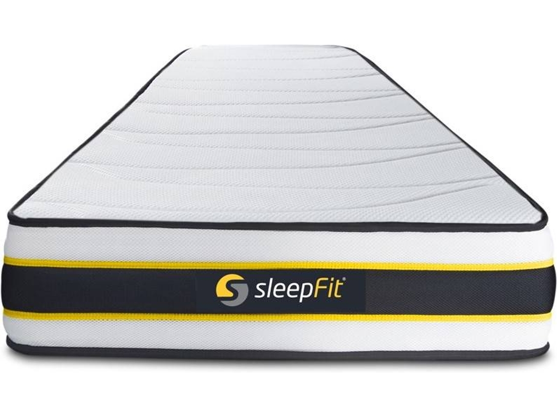 Colchão SLEEPFIT Flexy (100x210 cm - Molas Ensacadas  e Viscoelástica)