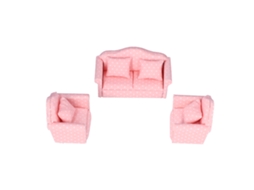 Mali sofá de Miniatura para Casa de Bonecas 1:12 Acessórios de Decoração Diy com Travesseiros