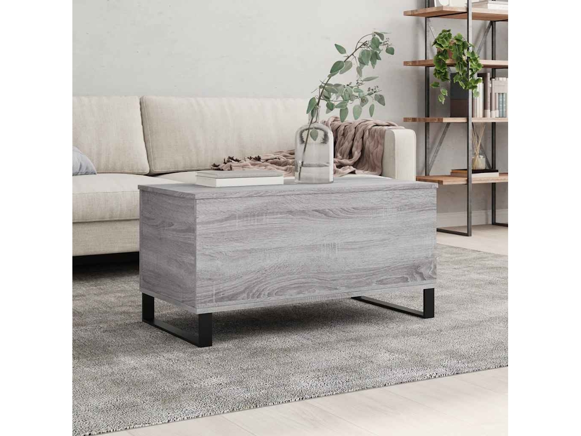 Mesa de Centro 90x44,5x45cm DERIVADOS DE MADEIRA CINZA SONOMA HARLANV1