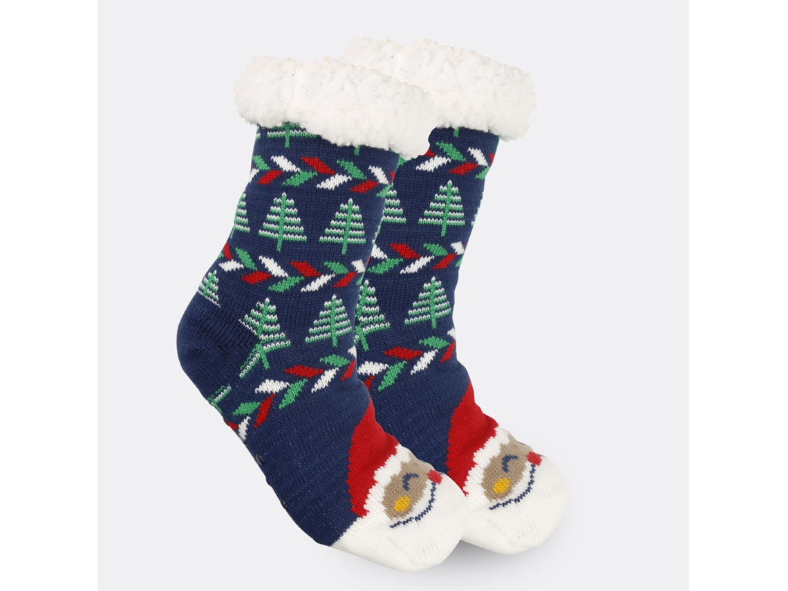 Meias Eifson Antiderrapantes Térmicas De Natal, Adequadas Para Tamanhos 36-42 (13)
