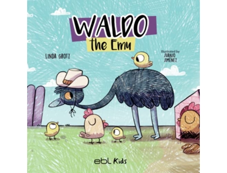 Livro Waldo the Emu de Linda Grotz (Inglês)