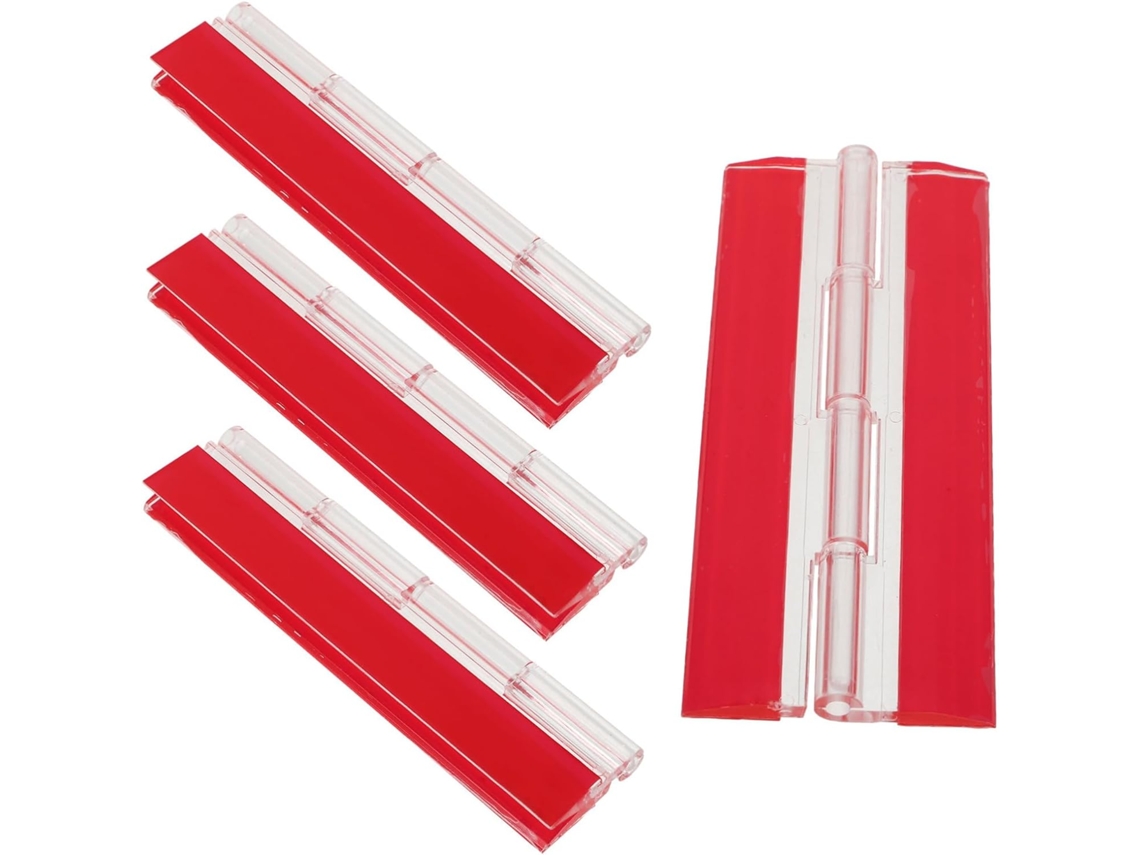 Conjunto De 4 Dobradiças Autoadesivas De Acrílico, Dobráveis E Reutilizáveis, Para