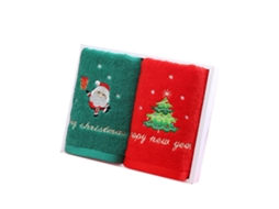 Toalhas de Natal com Papai Noel 2 Peças LAXISCREED