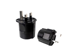 Adaptador De Tomada Ociodual Ue Para Reino Unido, Conversor De 2 Pinos Para 3, Tipo C, E F Para Tipo G, Preto