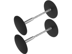 Tampas De Orifício Para Fechadura Beaupretty Em Aço Inoxidável Preto, Tampões De Reposição Para Fechaduras 50mm
