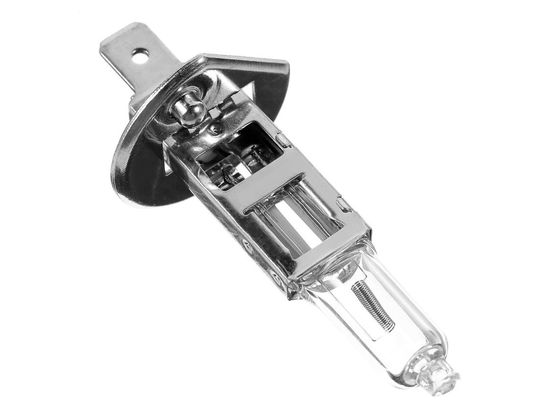 Lâmpada Halógena H1 24v 100w Para Farol De Carro, Em Ferro Prateado, Visibilidade Aprimorada, Substituta Para Farol De