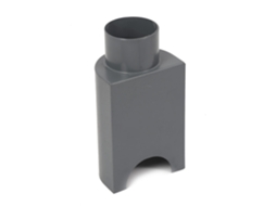 Capitel Oval Pvc 110 Cinza Ref.12225
