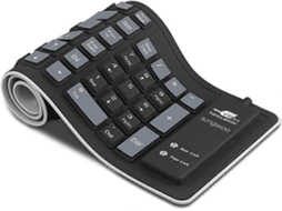 Teclado Flexível À Prova Dágua, Teclado Portátil De Silicone Macio Everley891