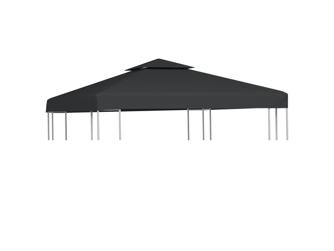 Gazebo Canopy,gazebo Canopies Vidaxl Cinzeto Tecido (3 X 3 M)