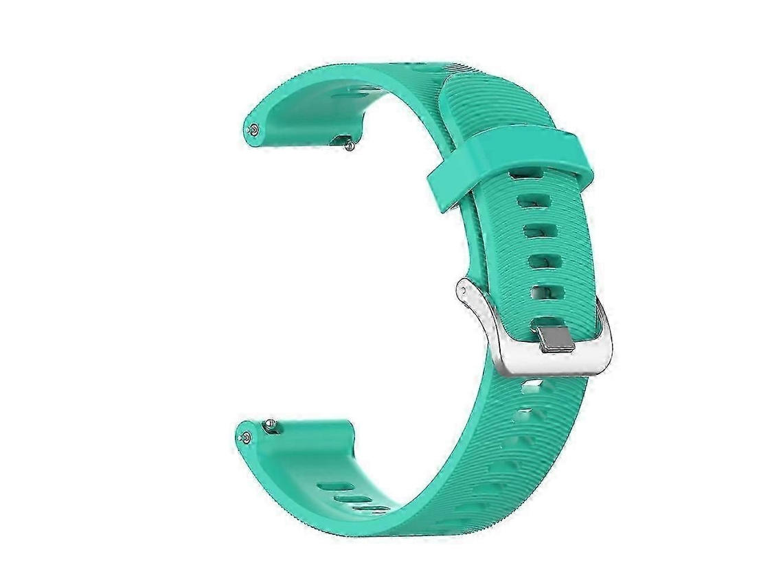 Pulseira De Silicone Azul-lago Para Rastreadores De Fitness E Smartwatches.