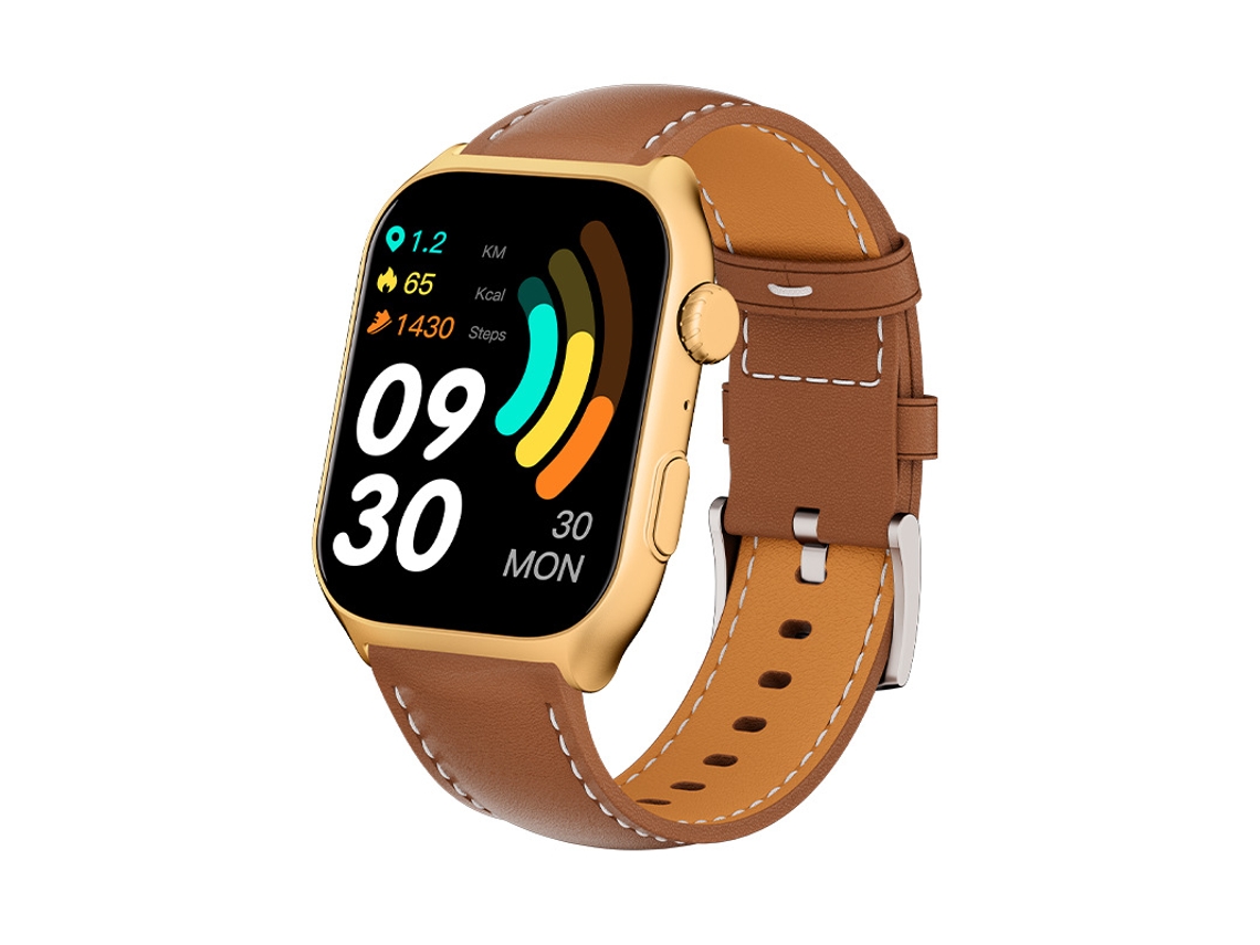 Smartwatch Yizhood Gts7 Pro 2.0 Inch Bluetooth Chamada Ip68 À Prova De Água 100 Modos Desportivos (android E Ios Castanho)