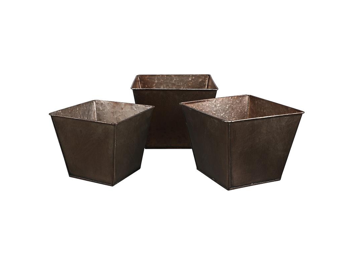 3 Unidades de Balde de Flores de Ferro ALLINLESS