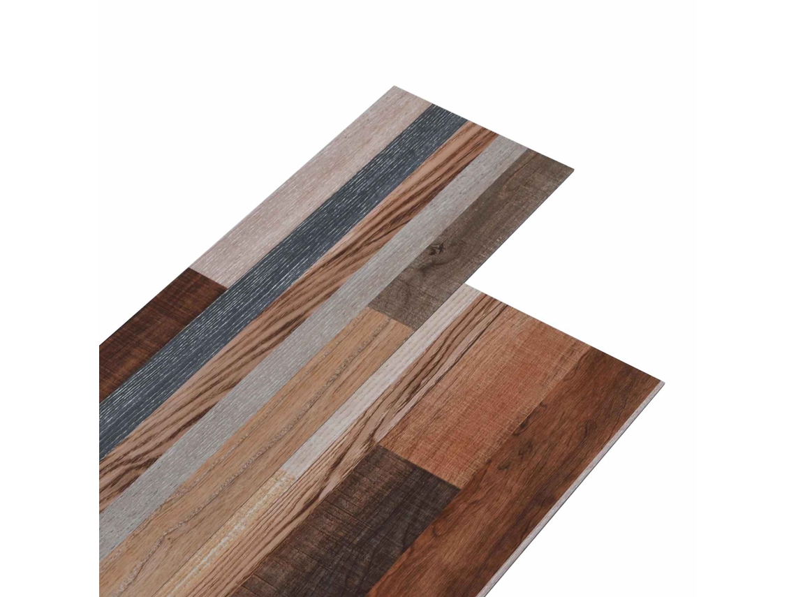 Conjunto 28 Piso De Pvc Vidaxl Multicolorido Pvc (30,5 X 61 Cm)
