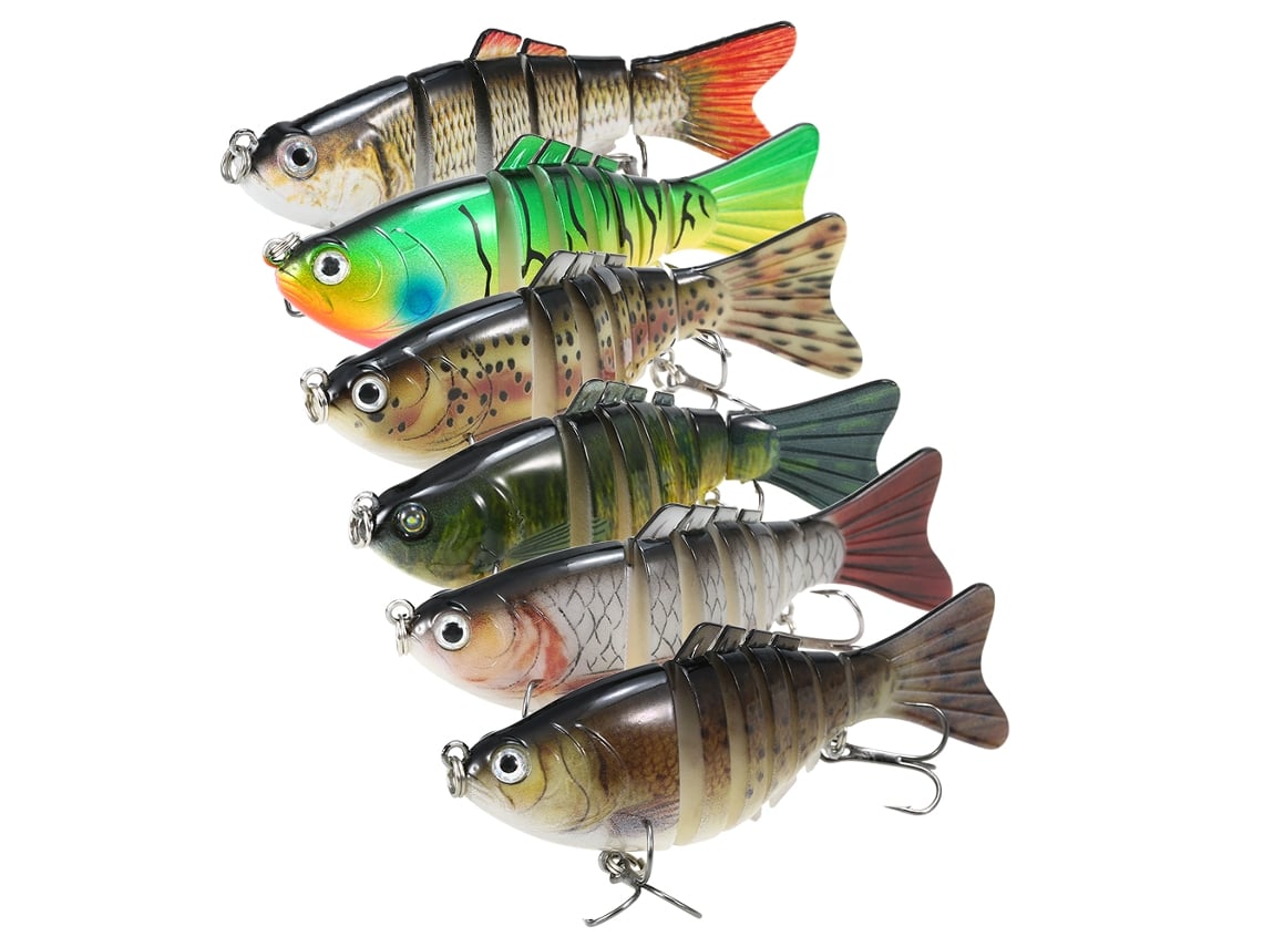 Isca Artificial de Pesca 7 Segmentos Lifelike