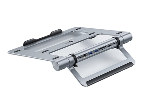 Adaptador LECOO Lkc1703 7In1 Type-C a Hub 2Type-C 1000Mbps 2Usb3.0 Sd/Tf Hdmi para Huawei Mate40/P50 S20