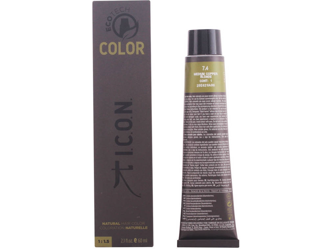 Coloração I.C.O.N. Ecotech Color Natural Color 7 4 Medium Copper Blonde (60 ml)