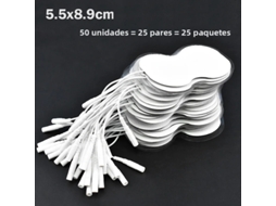 Adesivo De Gel Para Eletrodos Tens/ems Mdug (50 Unidades, 5,5 X 8,9 Cm)