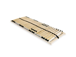 Vidaxl Estrado De Ripas Com 28 Ripas 7 Zonas 80x200 Cm