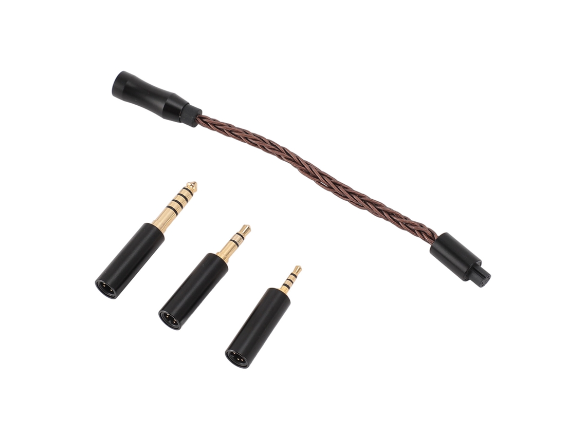 Aetheria cabo Adaptador de Fones de Ouvido 3.5mm Fêmea para 2.5mm 3.5mm 4.4mm Macho com Plugues Intercambiáveis