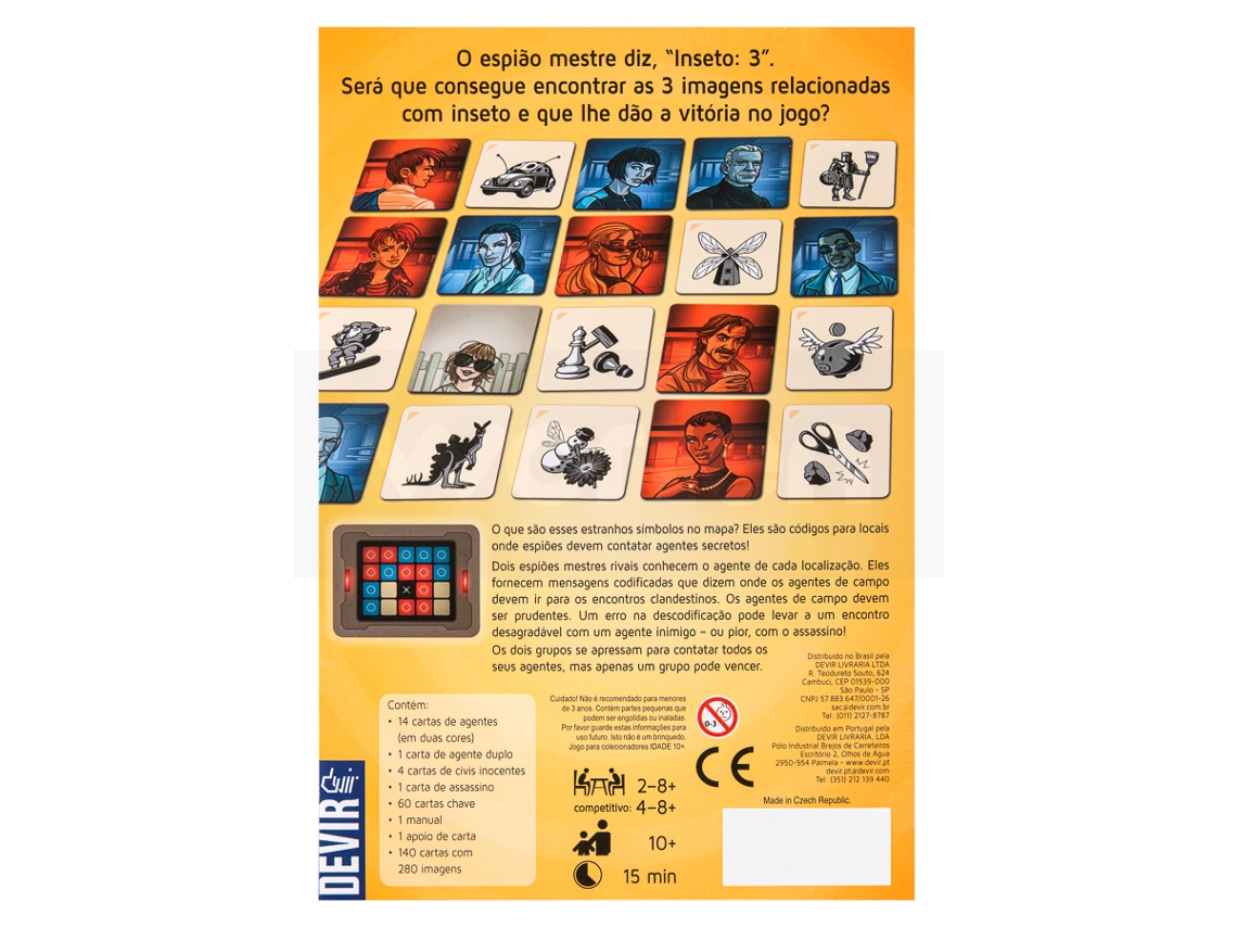 Jogo de Cartas Devir Código Secreto: Imagens · DEVIR · El Corte Inglés