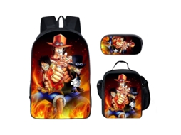 KOHREE Conjunto de Três Peças de Mochila Escolar de Estudante de Uma Peça
