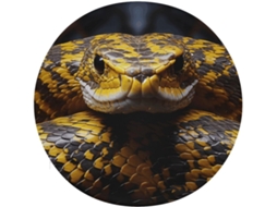 Almofada Quadrada Com Estampa De Cobra Amarela, Almofada Macia, Durável E Confortável Para Cadeira, Almofada Decorativa