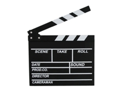 2026 tabla de Clap de Cine de Madeira, Clapboard para Filmagem, Acessório para Filmes e Filmagens