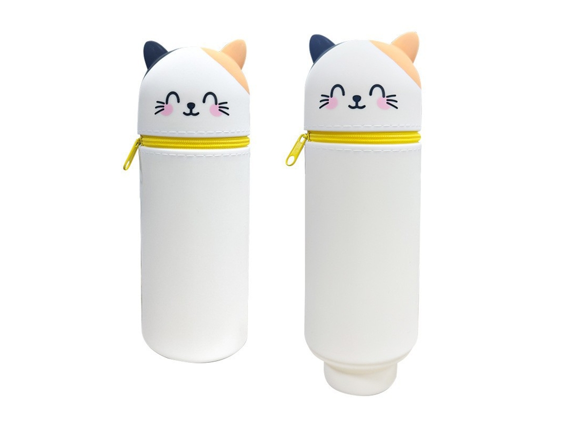 Estojo para Lápis, com Zíper, Macio, Silicone, Estudantes, Adolescentes, Meninas, Meninos AQUAFORGE