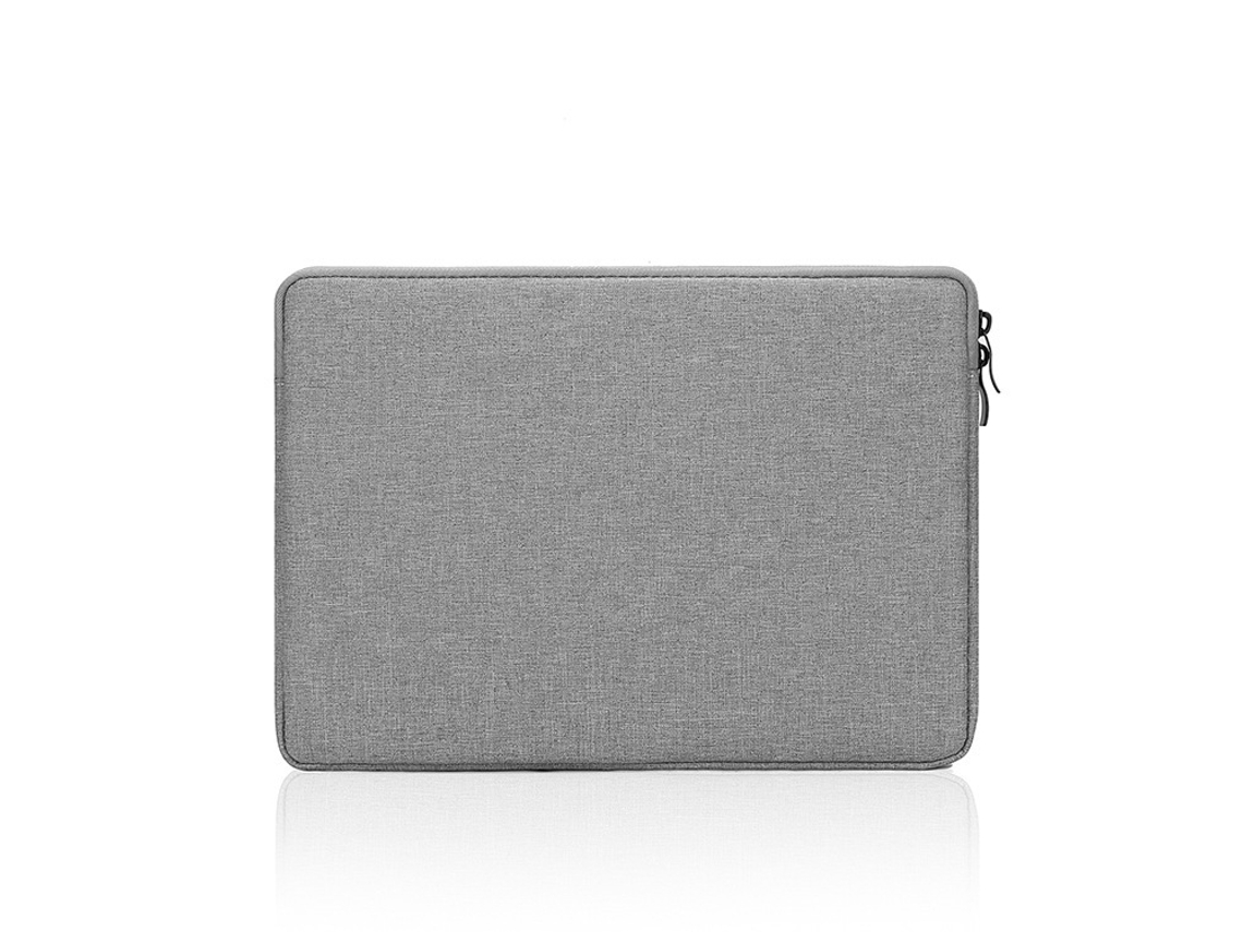 Capa para Portátil HEXINYIGJLY 13.3 14 com Forro Macio Acolchoado 5mm Cinza Claro