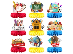 Decorações de Mesa para Festa de Regresso Às Aulas 9 Peças NEVEANCE