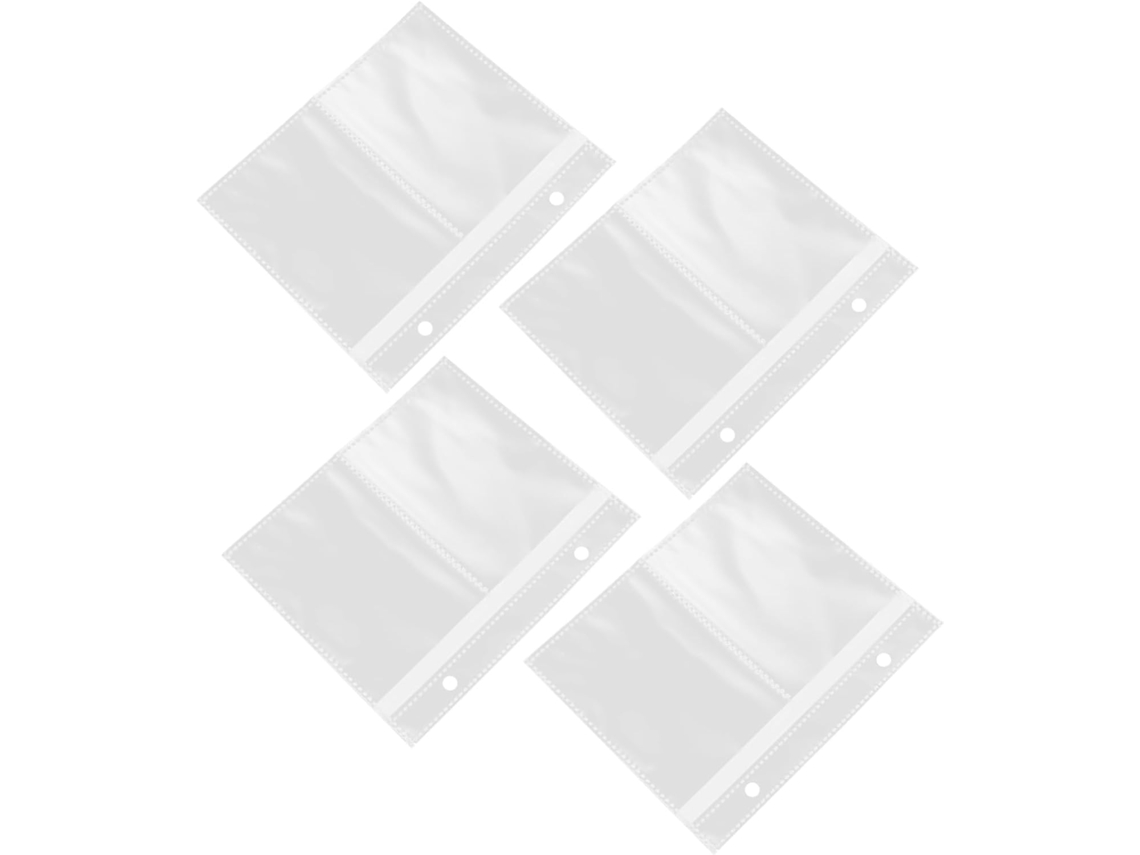 20 Pochettes Foto Transparentes Em Plástico - Reutilizáveis Para Cartes Postais - Lote De 20
