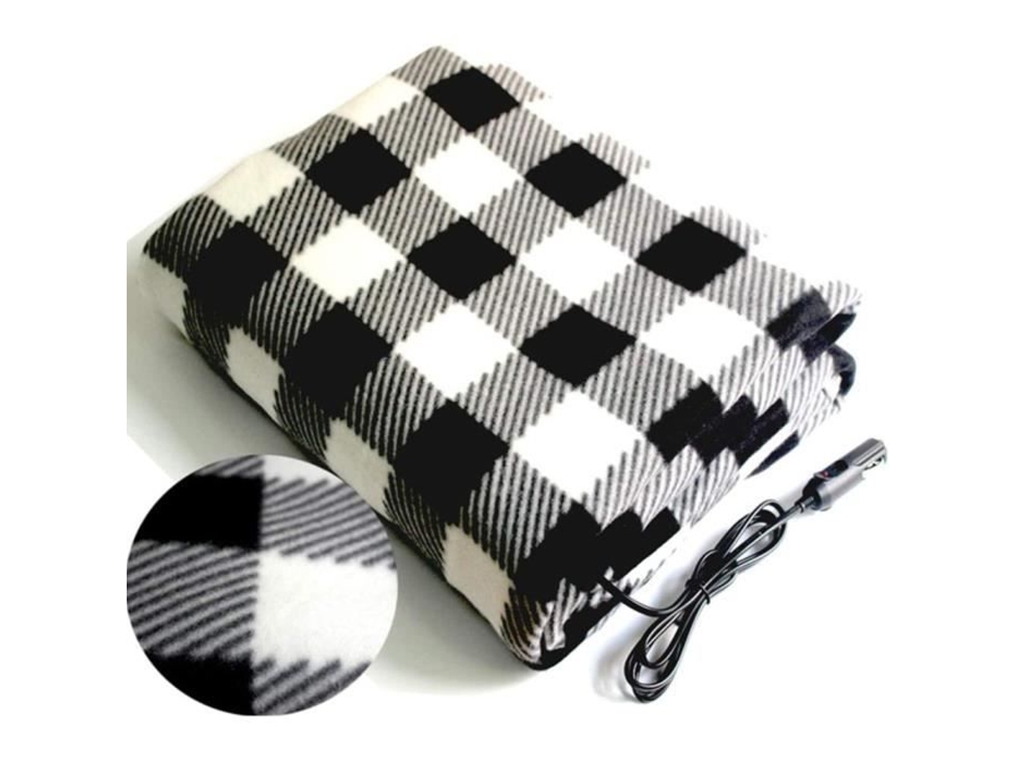 Cobertor Aquecido Almofada de Aquecimento de Carro 12V Cobertor de Viagem Elétrico 110X150Cm para Carro Cobertor Ultra Macio K1234