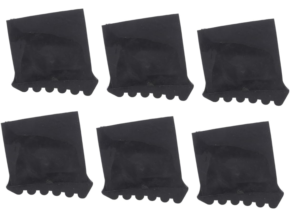 Conjunto De 6 Peças De Protetores De Borracha Para Escada Com Pontas Antiderrapantes