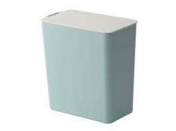 Lixeira de Mesa com Tampa Azul S/MARCA
