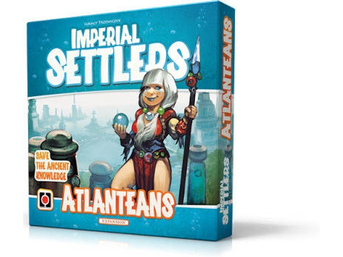 Jogo de Tabuleiro DIVERCENTRO Imperial Settlers: Atlanteans (Idade Mínima: 10 - Nível Dificuldade: Intermédio)