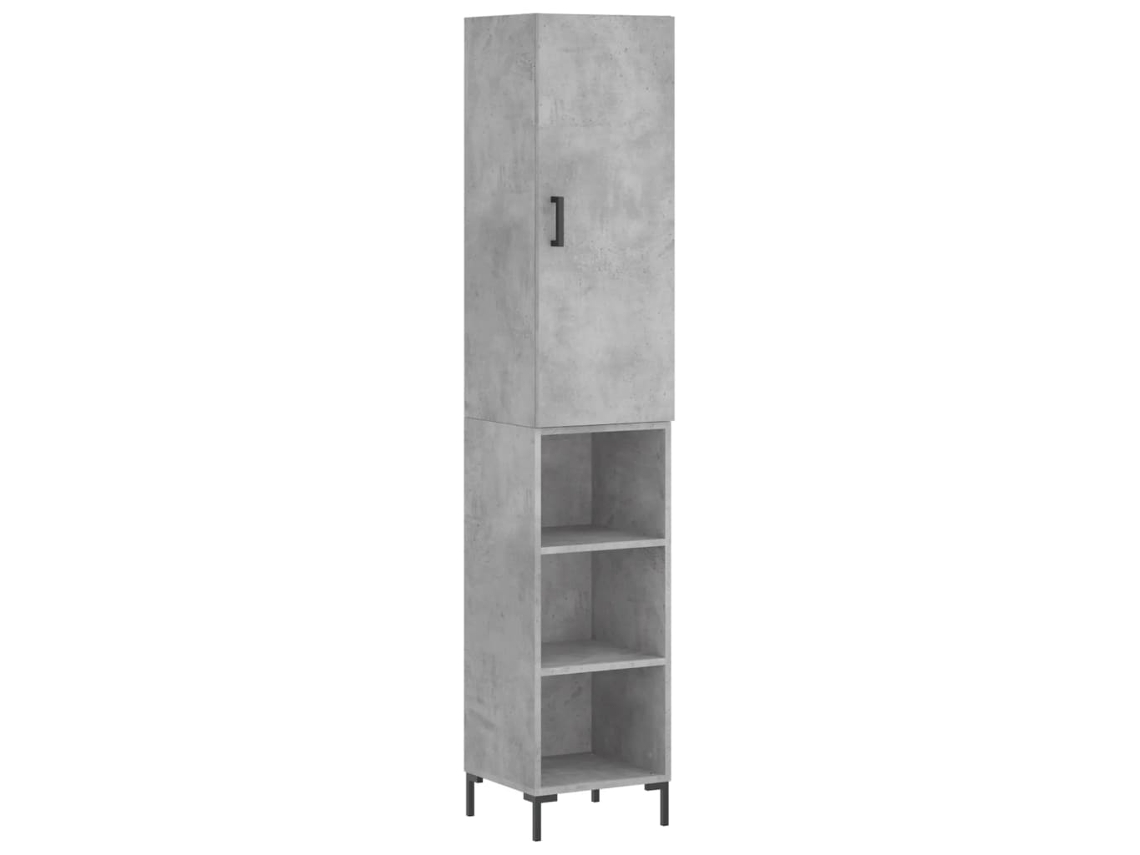 Highboard, Highboards Vidaxl Cinzeto Madeira Processada (n/a)