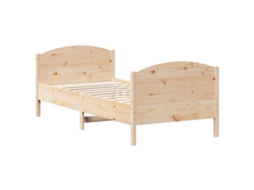Cama Sem Colchão 75x190 Cm Madeira de Pinho Maciça MAISON EXCLUSIVE
