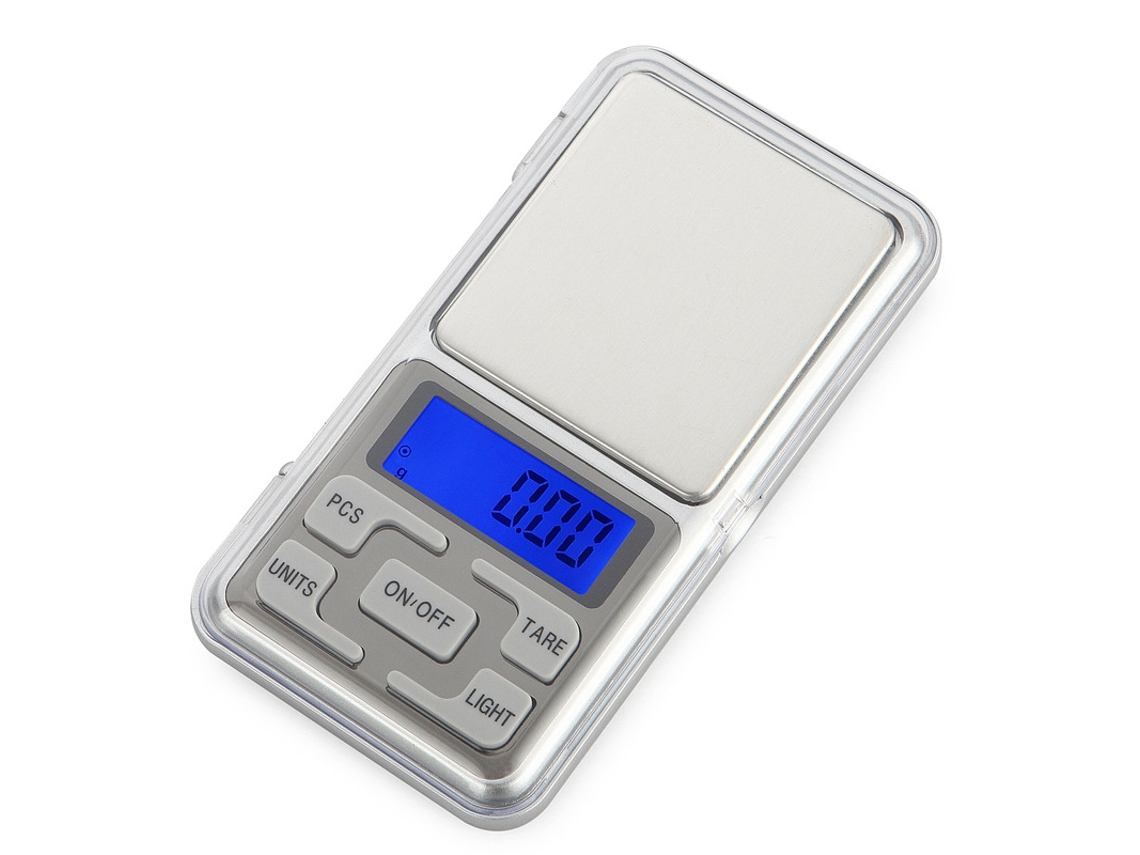 Balança Eletrônica Digital De Bolso Com Tela Lcd Retroiluminada E Carregamento Usb, Ideal Para Alimentos E Joias Precisão De 300 Aquaforge