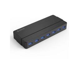 Orico Hubb 7xusb A 3.0 Preto Aquaforge