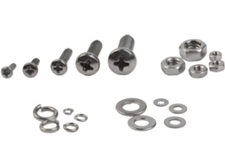 Conjunto De 320 Parafusos, Porcas E Arruelas Sortidas Em Aço Inoxidável 304, Com Medidas De 2mm A 5mm, Para Reparos
