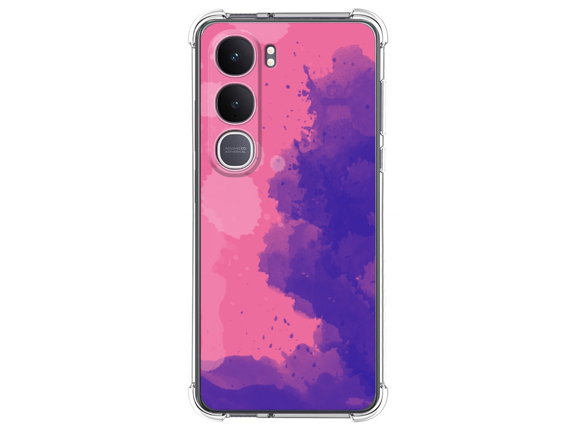 Capa Tumundosmartphone De Silicone Resistente A Impactos Para Vivo Y31 5g / Y21d Com Estampa Em Aquarela 7 Desenhos
