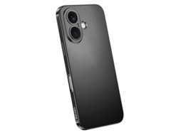 Capa Para Celular Sulada Para Iphone 17 Com Acabamento Fosco E Revestimento Eletroplástico - Preta