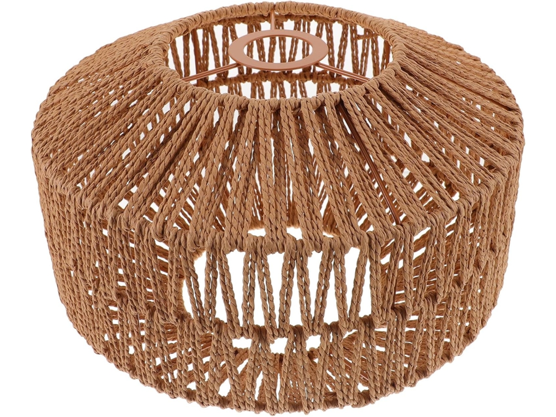 Abajur Pequeno Para Luminária De Teto, Estilo Rústico Clássico, 30 Cm De Diâmetro, 19 Cm De Altura, Gokoco