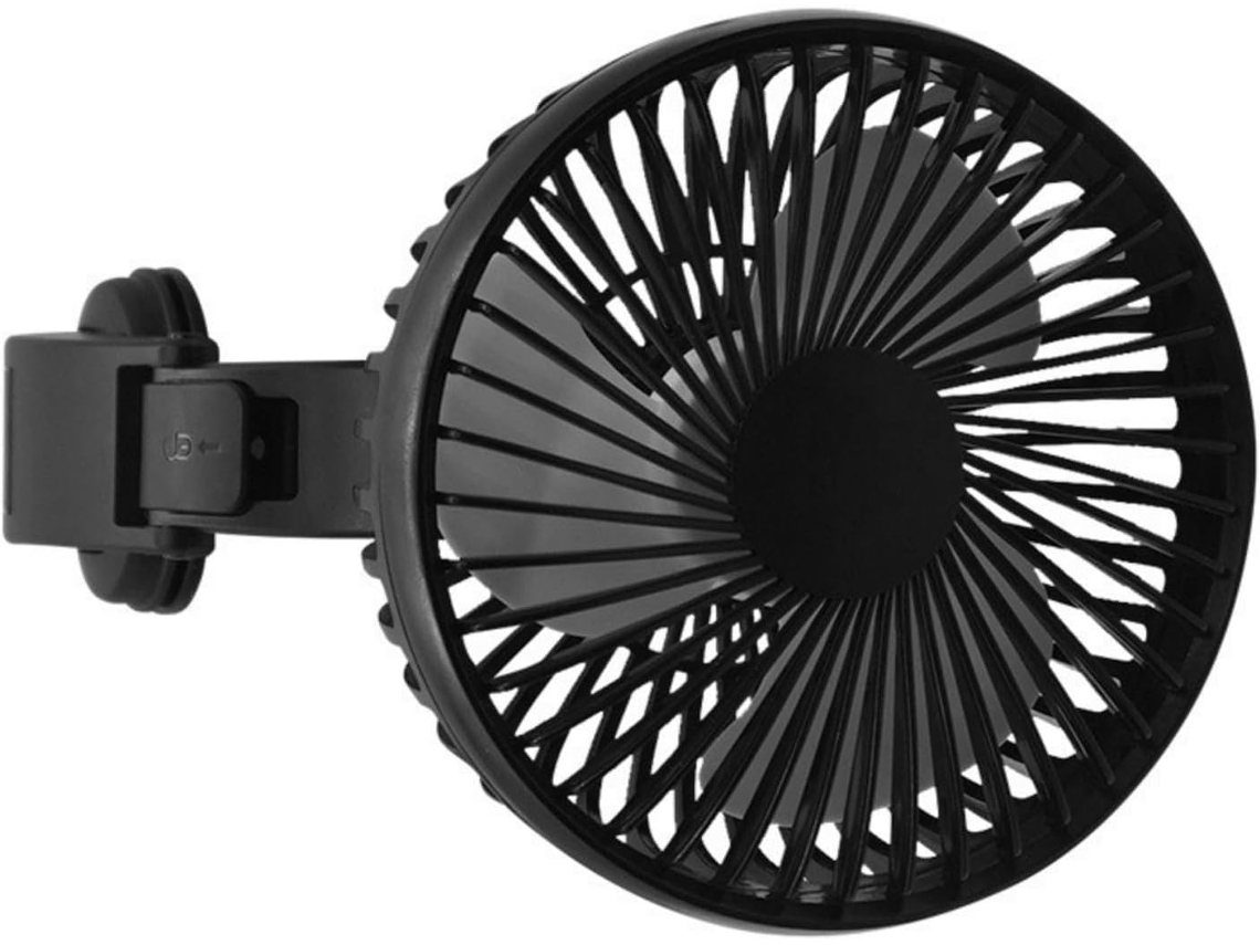 Ventilador Veicular Usb Coolhood De 3 Velocidades Com Vento Potente E Operação Silenciosa Para Suvs, Caminhonetes E