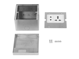 Tomada De Piso Embutida Com Múltiplas Portas, Painel Oculto, Universal Ac250v