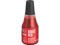 Tinta para Carimbo COLOP Make 25 Ml Vermelho Corajoso