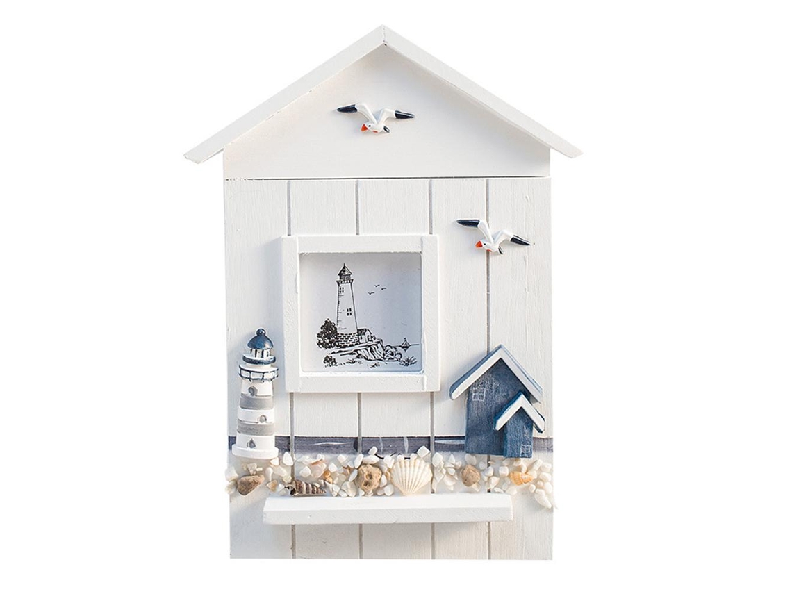 Porta chaves em Estilo Mediterrâneo, um Complemento Funcional para Qualquer Decoração. Armário de Madeira Chaves, Montado na Parede BRILVIBERA